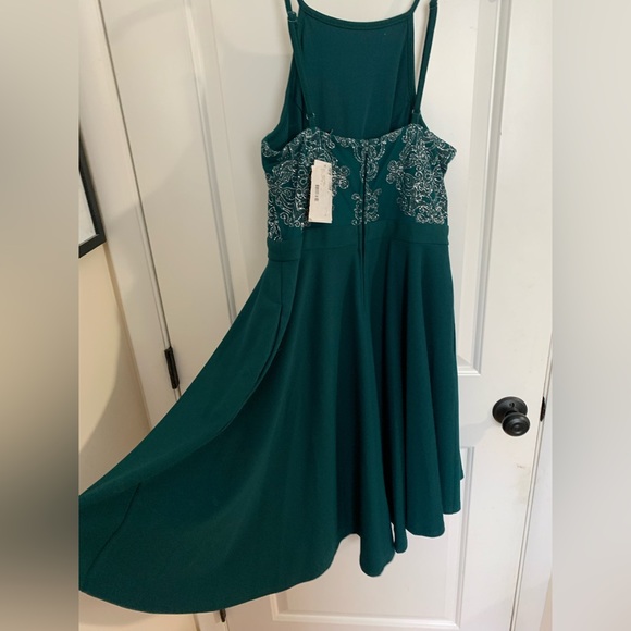 Embellished Green Dress - Picture 4 of 8